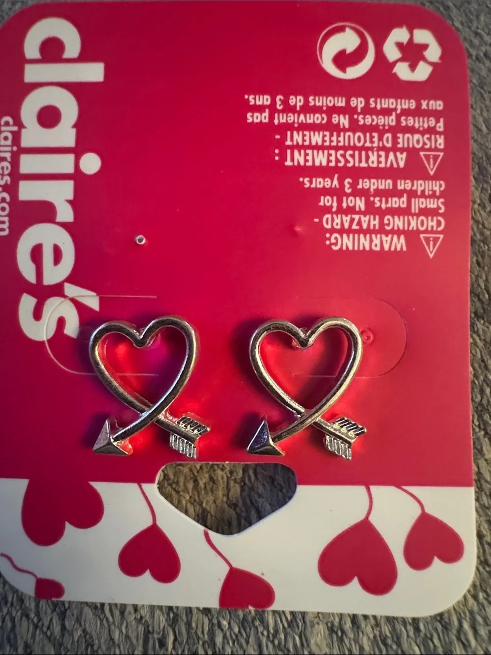 Claire’s earrings